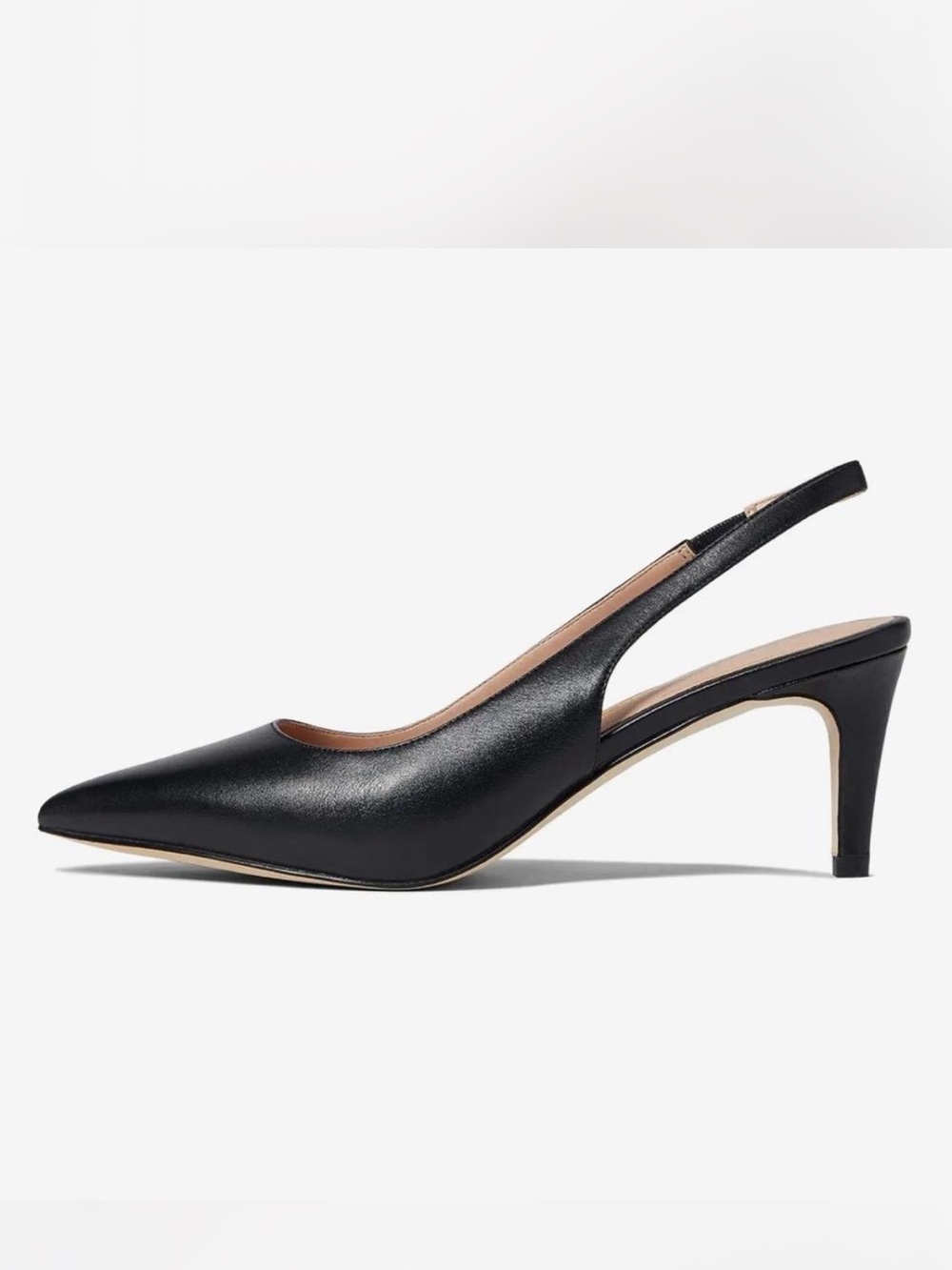 Cole Haan Black Vandam Slingback Pumps